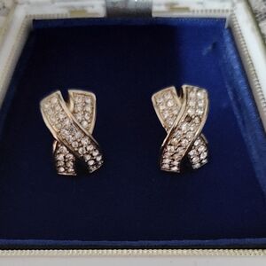 Vintage Crisscross Earrings